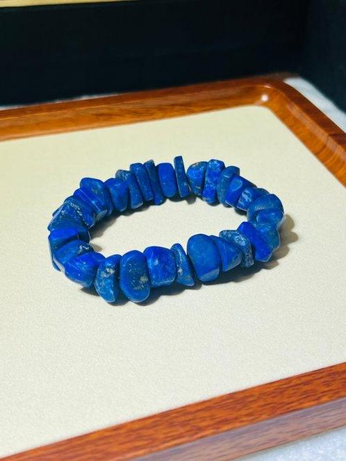 ***GEEN RESERVERING*** Lapis Lazuli Armband – Natuurlijke, Verzamelen, Mineralen en Fossielen