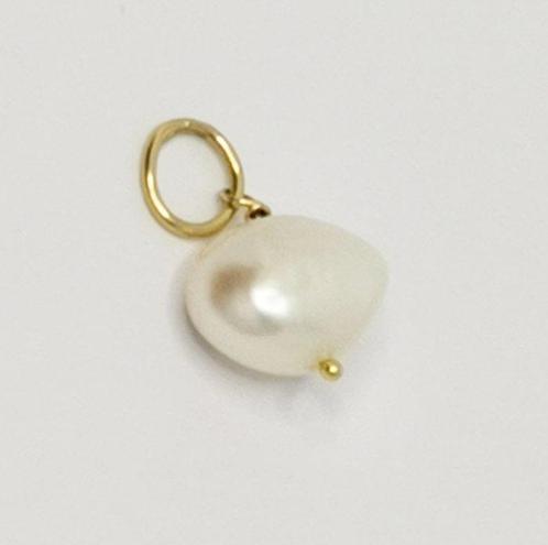 Zonder Minimumprijs - Hanger - 18 karaat Geel goud Parel, Sieraden, Tassen en Uiterlijk, Antieke sieraden