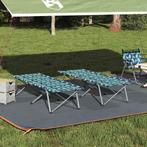 vidaXL Vouwbare Campingbedden 2 Stuks met Draagtas -, Caravans en Kamperen, Verzenden, Nieuw