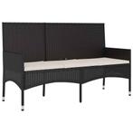 Tuinbank met Kussens - OP = OP! Perfect voor balkon, Tuin en Terras, Tuinbanken, Ophalen of Verzenden, Nieuw, Rotan