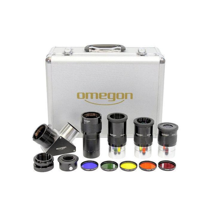 Omegon 2 inch Oculair en filterset, Audio, Tv en Foto, Optische apparatuur | Telescopen, Onderdelen of Toebehoren, Nieuw, Verzenden