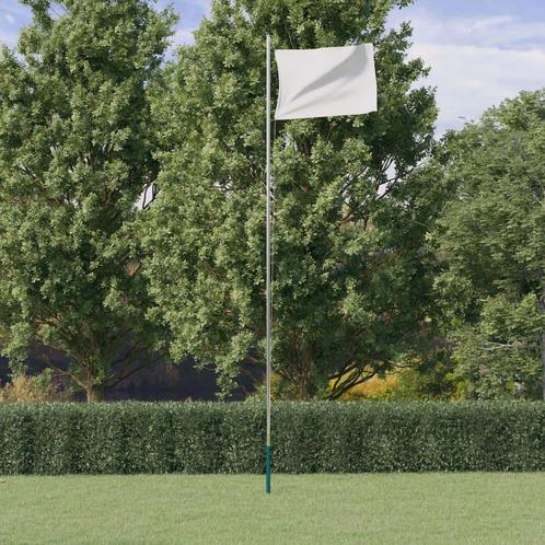 vidaXL Vlaggenmast deelbaar 6,23 m aluminium zilverkleurig, Diversen, Vlaggen en Wimpels, Nieuw, Verzenden