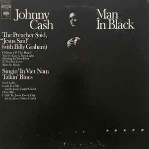LP gebruikt - Johnny Cash - Man In Black, Cd's en Dvd's, Vinyl | Country en Western, Zo goed als nieuw, Verzenden