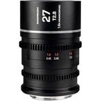 Laowa Nanomorph 27mm T2.8 1.5X S35 (Silver) (Cine) L-Mount, Ophalen of Verzenden, Nieuw, Groothoeklens