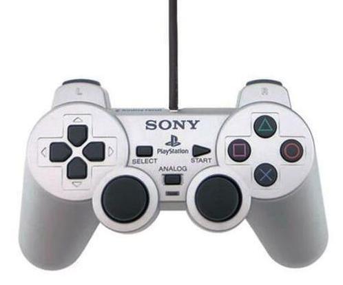 Sony PS2 Controller Dualshock 2 Zilver (PS2 Accessoires), Spelcomputers en Games, Spelcomputers | Sony PlayStation 2, Zo goed als nieuw
