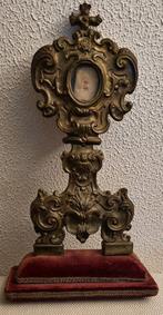 Monstrans - Brons, Fluweel, Hout - 1750-1800 - 45 cm, Antiek en Kunst