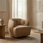Leren draaifauteuil Cloud, Huis en Inrichting, Fauteuils, Bohemian, Eigentijds, Klassiek, Modern, Retro, Romantisch, Scandinavisch, Vintage
