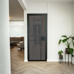 Stalen Binnendeur 6 Vlaks Rook glas Luxe design Met slot, Doe-het-zelf en Verbouw, Minder dan 80 cm, Binnendeur, Nieuw, Metaal