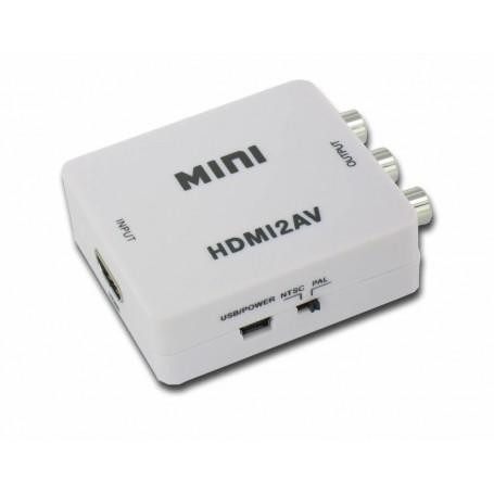HDMI naar Composiet AV converter Wit (HDMI adapters), Computers en Software, Accu's en Batterijen, Nieuw, Verzenden