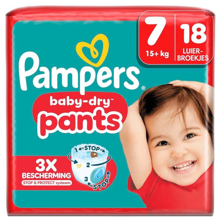 Pampers Baby-Dry Pants Maat 7 Luierbroekjes, Kinderen en Baby's, Overige Kinderen en Baby's, Nieuw, Verzenden