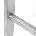 Gebruikte enkel rechte ladder 8 treden, Doe-het-zelf en Verbouw, Ladders en Trappen, Ophalen of Verzenden, Nieuw