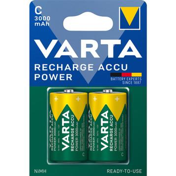 Varta Recharge Accu Power Oplaadbare Batterijen C 3000mAh 2
