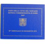 Vaticaan. 2 Euro 2007 80° Benedetto XVI (Zonder, Postzegels en Munten