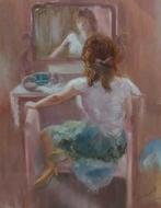 Franse school (XX) - Le toilette - NO RESERVE