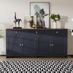 Nieuwe Dressoir Kast Houtnerf - Landelijke Stijl Design, Huis en Inrichting, Kasten | Dressoirs, Verzenden, Nieuw
