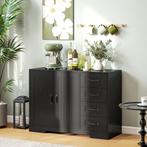 TRUUSK Sideboard, Ladekast, Moderne Stijl, 4 Laden, 1 Kast,, Huis en Inrichting, Kasten | Ladekasten, Verzenden, Nieuw