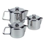 Theepot met deksel, RVS 18/8, 1,3 liter, Verzenden