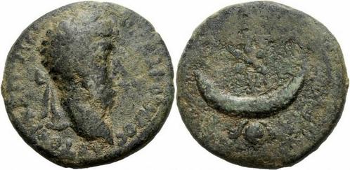 Nach 161 Mesopotamien Marcus Aurelius Carrhae Provinz Bro..., Postzegels en Munten, Munten | Europa | Niet-Euromunten, Verzenden