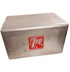 7UP Vintage Koelbox Aluminium - Origineel