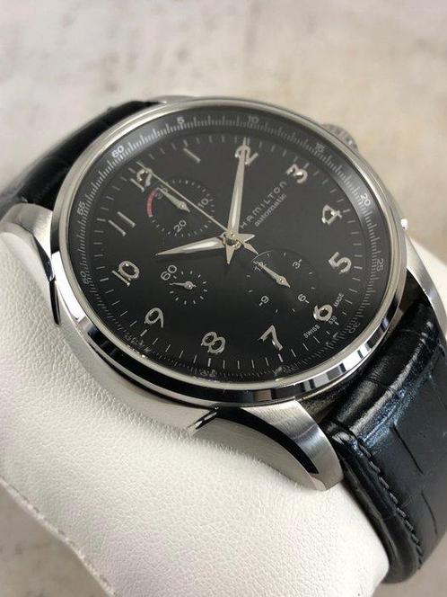 Hamilton - Jazzmaster Meastro Chronograph Automatic - Zonder, Sieraden, Tassen en Uiterlijk, Horloges | Heren