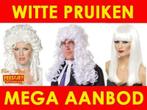 Witte pruiken- Mega aanbod witte pruiken, Kleding | Dames, Carnavalskleding en Feestkleding, Ophalen of Verzenden, Nieuw, Carnaval