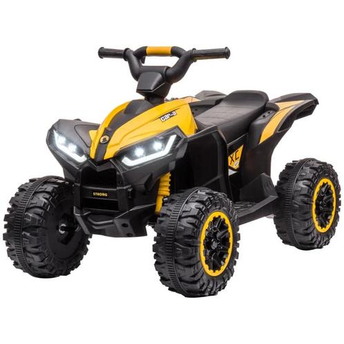 TRUUSK Elektrische Kinderquad, LED-koplamp, MP3-speler, Scho, Kinderen en Baby's, Speelgoed | Buiten | Accuvoertuigen, Nieuw, Verzenden