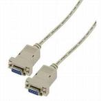 Null modem kabel Female-Female connector 5 meter, Ophalen of Verzenden, Nieuw, Kabel of Snoer
