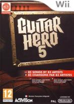 Guitar Hero 5 (Wii Games) (Nintendo Wii), Ophalen of Verzenden, Zo goed als nieuw