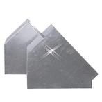 Aluminium instort bocht 45 graden 150x150 mm, Nieuw, Verzenden