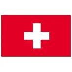Gevelvlag/vlaggenmast vlag Zwitserland 90 x 150 cm - Zwits.., Nieuw, Ophalen of Verzenden