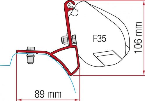 Fiamma Trafic/Vivaro/Talento/NV300/Rapido Mirande S Kit F35, Caravans en Kamperen, Tenten, Nieuw