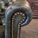 Club chair Antiek Groen, Huis en Inrichting, Nieuw, Leer