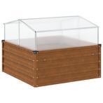 Stalen Plantenbak met Kas - tweedekansje - Kweektuin!, 100 cm of meer, Vierkant, Nieuw, Ophalen of Verzenden