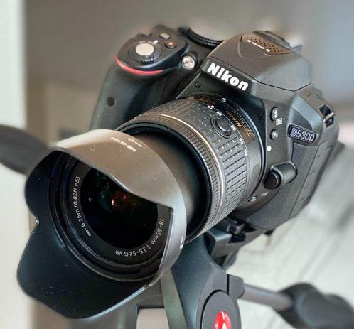 Nikon D5300 AF-S18-55 G-VR/#Excellent #WIFI #Stereo #Pro, Audio, Tv en Foto, Fotocamera's Digitaal