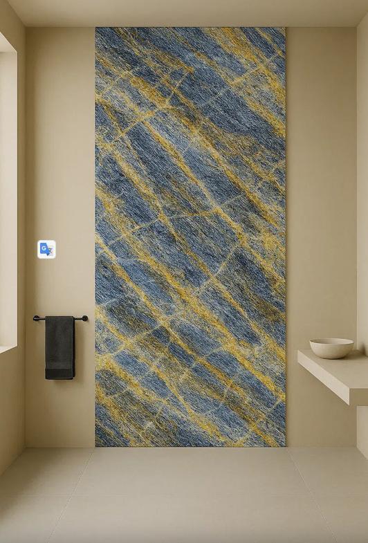 PVC Douchepaneel Hoogglans Onyx Blue | TOPNL #1, Huis en Inrichting, Badkamer | Badkamermeubels, Nieuw