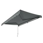 Zonnescherm / Luifel - 250 x 200 cm - Donkergrijs - Incl. Be, Verzenden, Nieuw