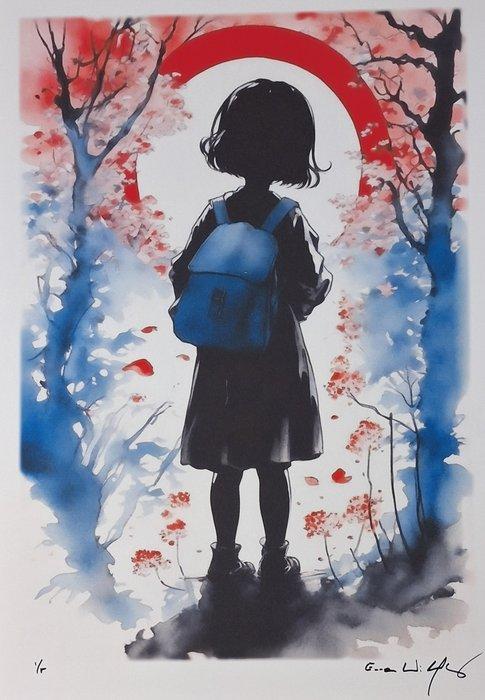 Emma Wildfang - Grave of the fireflies - Watercolor and, Spelcomputers en Games, Spelcomputers | Overige Accessoires