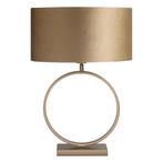 LED Tafellamp poot rond Brons Siena 58cm Excl. Lampenkap, Huis en Inrichting, Lampen | Tafellampen, Ophalen of Verzenden, Nieuw