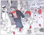 Hoe de Paris Soir ons brave Holland ziet! (lijst optie), Antiek en Kunst, Kunst | Litho's en Zeefdrukken, Verzenden