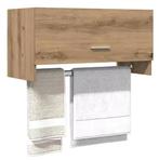 Moderne Houten Opbergkast – Garderobekast in Eikenlook, Huis en Inrichting, Kasten | Kledingkasten, Verzenden, Nieuw