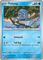 Poliwag 041/167 reverse holo Twilight Masquerade, Hobby en Vrije tijd, Verzamelkaartspellen | Pokémon, Ophalen of Verzenden, Nieuw