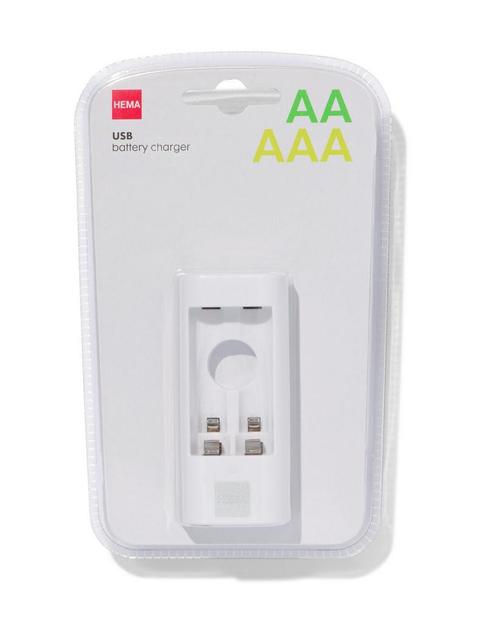 HEMA USB batterijlader voor AA of AAA batterijen, Computers en Software, Overige Computers en Software, Nieuw, Verzenden