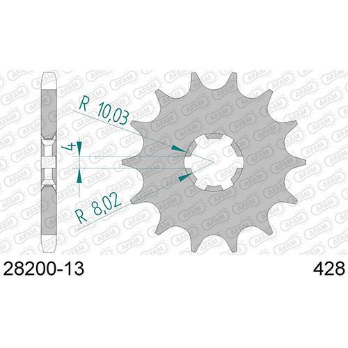 AFAM voortandwiel Suzuki RM 80 82-01 & RM 85 02-18 & Yamaha, Motoren, Onderdelen | Merk-onafhankelijk, Ophalen of Verzenden