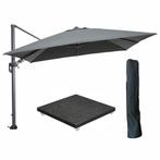 Garden Impressions Hawaii zweefparasol 300x300 cm carbon, Tuin en Terras, Verzenden, Nieuw