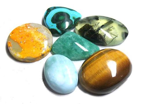 6 pcs Gemengde edelstenen - 75.58 ct - Gecertificeerd, Verzamelen, Mineralen en Fossielen