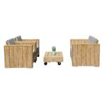 Laatste: Tuinset Berlijn - 2 stoelen, bank en tafel, Tuin en Terras, Tuinsets en Loungesets, Ophalen of Verzenden, Nieuw