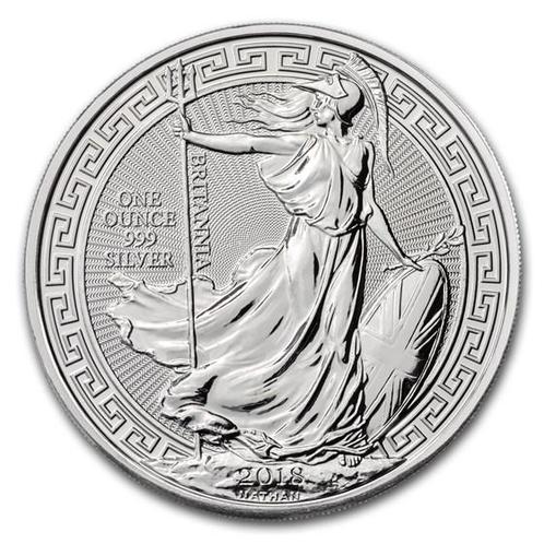 Britannia 1 oz 2018 - Oriental Border, Postzegels en Munten, Munten | Europa | Niet-Euromunten, Losse munt, Zilver, Overige landen