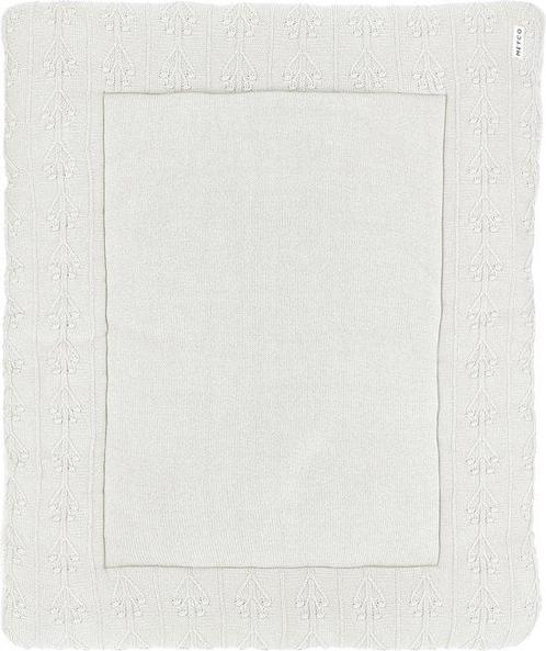 Meyco Baby Romantic Flower boxkleed - offwhite - 77x97cm, Kinderen en Baby's, Boxen, Verzenden