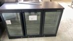 3-deurs barkoeling met glasdeuren, Ophalen of Verzenden, Gebruikt