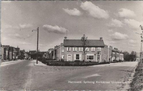 HARREVELD - Splitsing Kerkstraat Ursalastraat, Verzamelen, Ansichtkaarten | Nederland, Verzenden